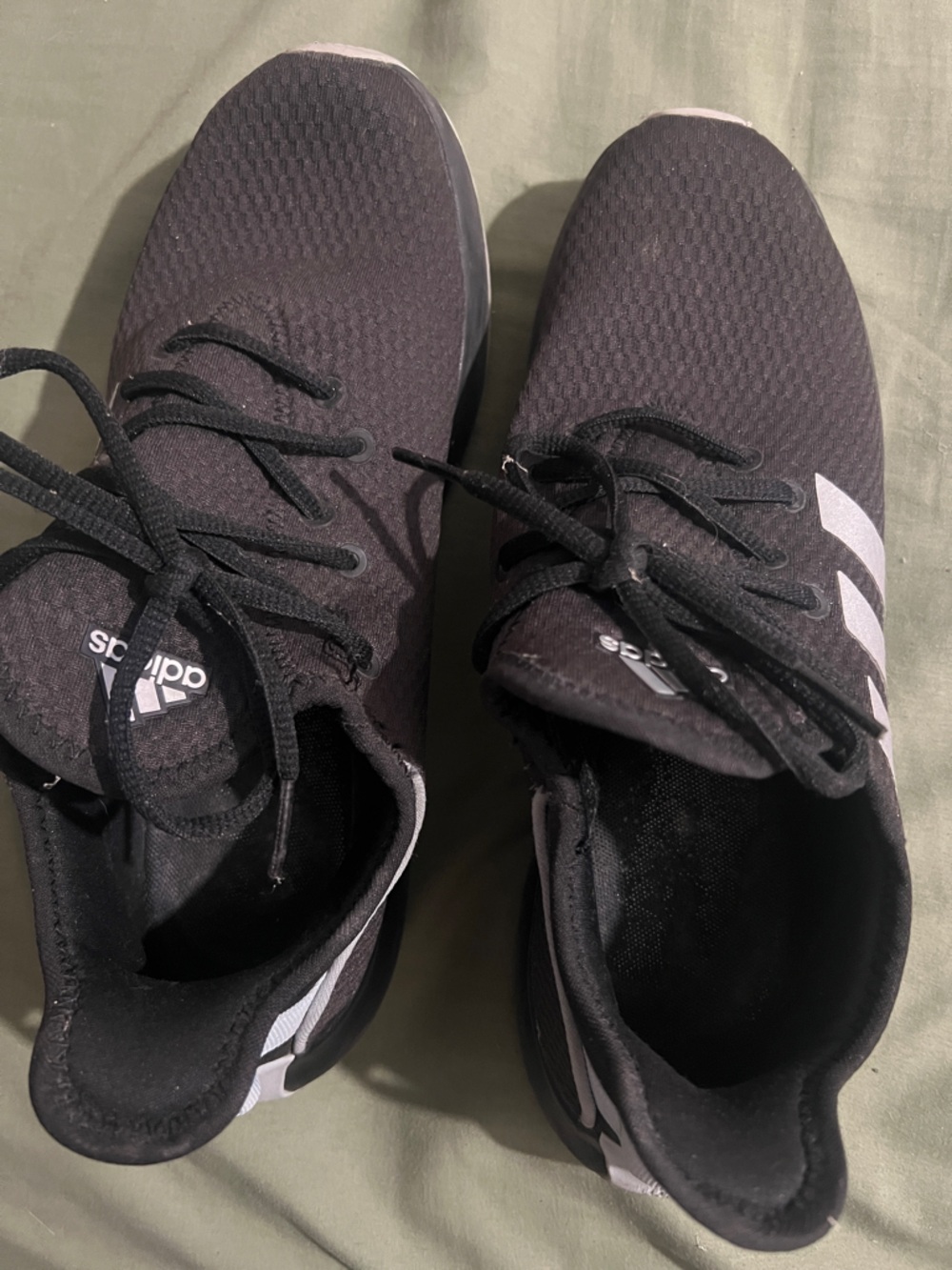 Black Adidas Slip-On Shoe